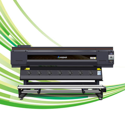 เครื่องพิมพ์อิงค์เจ็ท Fedar Sublimation 1.9m เครื่องพิมพ์ผ้าความกว้างการพิมพ์